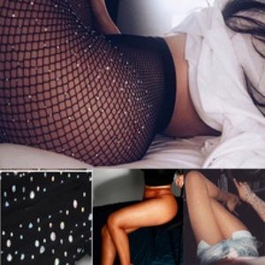Bling Fishnets ( KYLIe Inspired ) Stockings